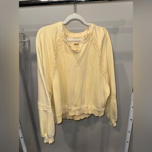 Aerie Yellow Knit Top